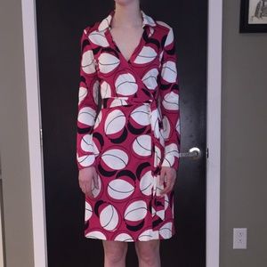 DvF Silk New Jeanne 2 Wrap Dess